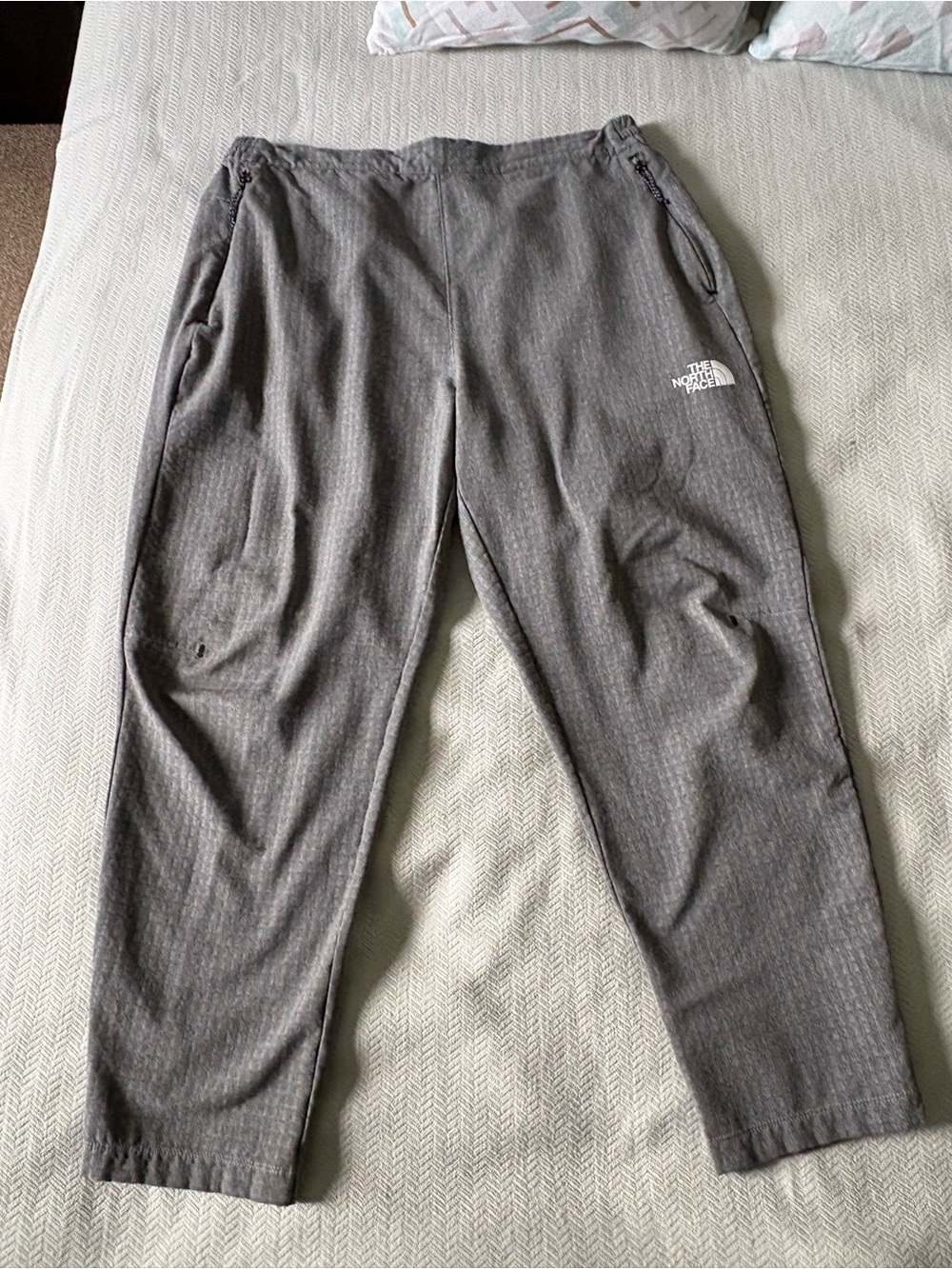 The North Face Men’s Gray Performance Pants, Men’s, Large.